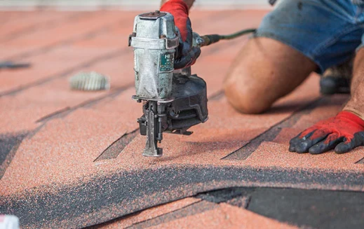 Shingle roofing installation